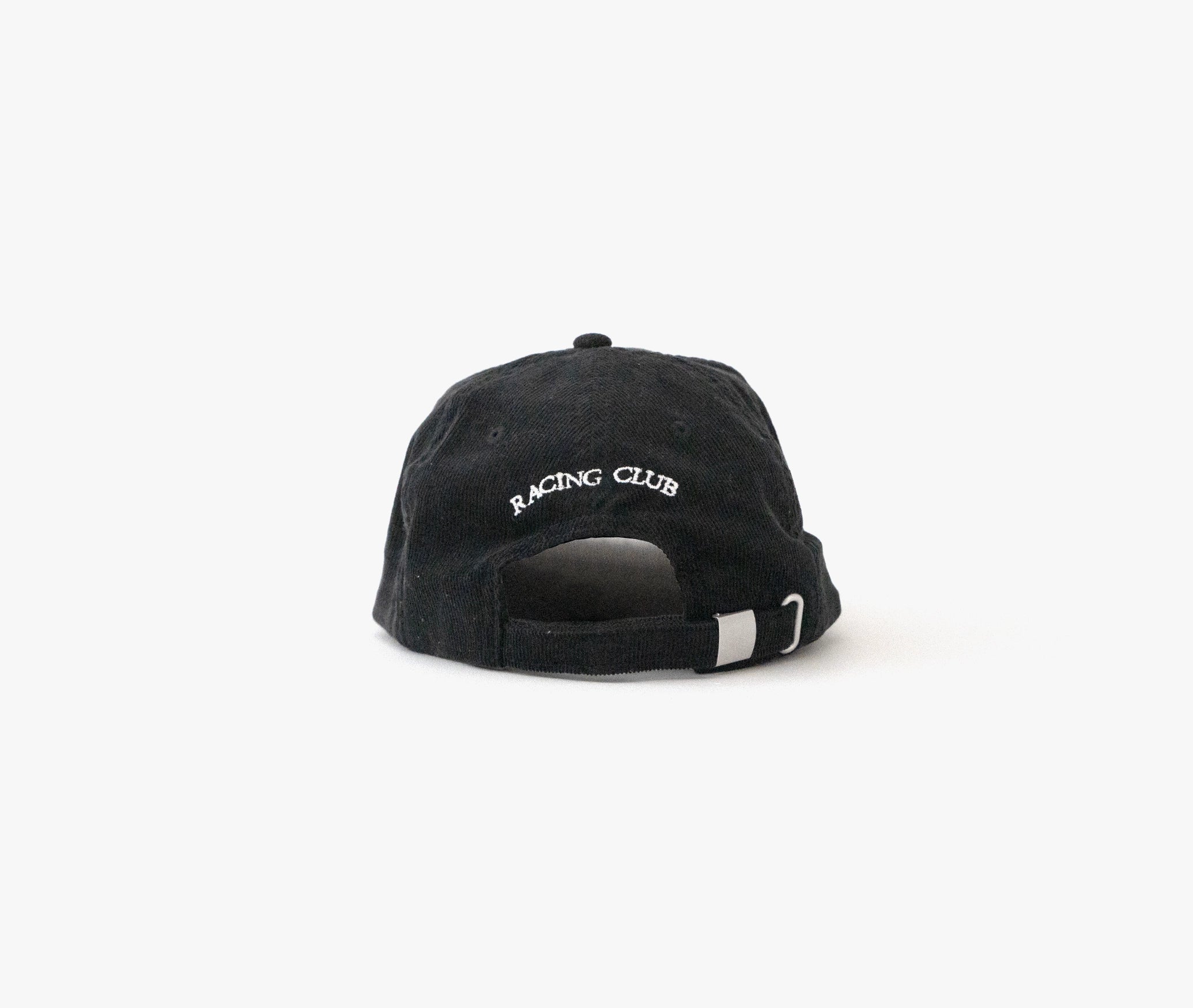 Racing Club Cord Cap - Black