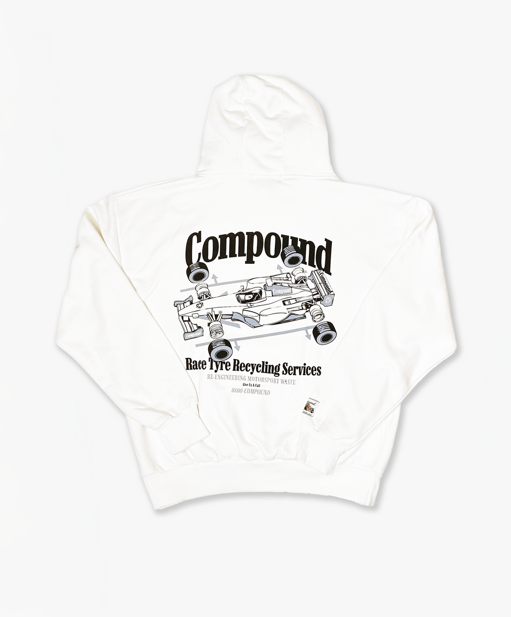 Recycling Services Hoodie - White