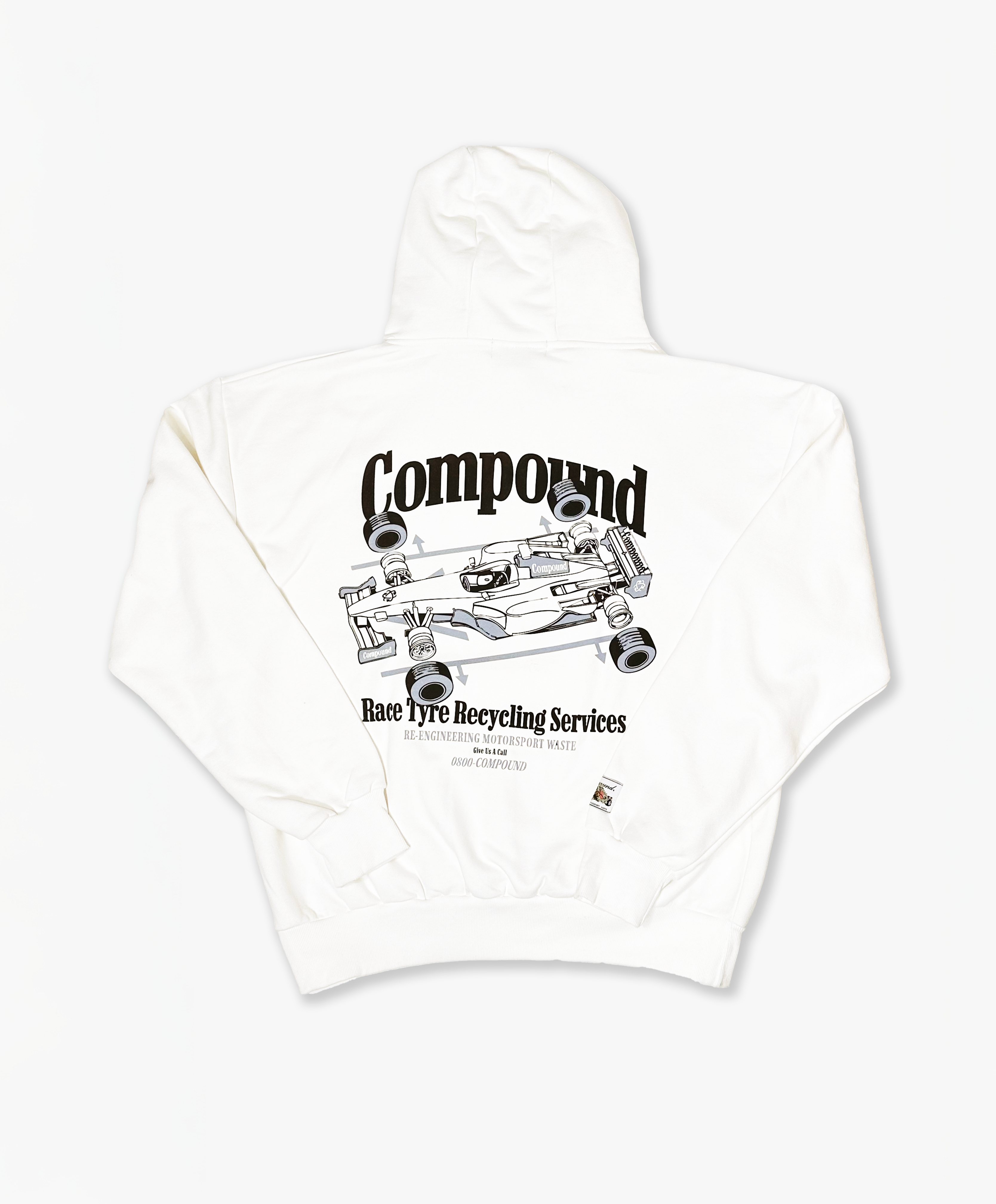 Recycling Services Hoodie - White