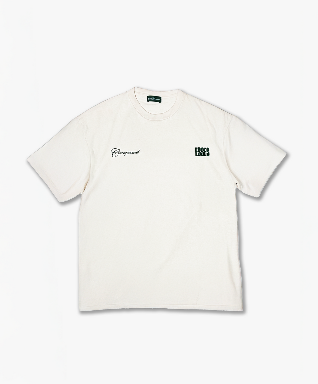 Compound x Esses London Design District Collaboration T-Shirt - Off White