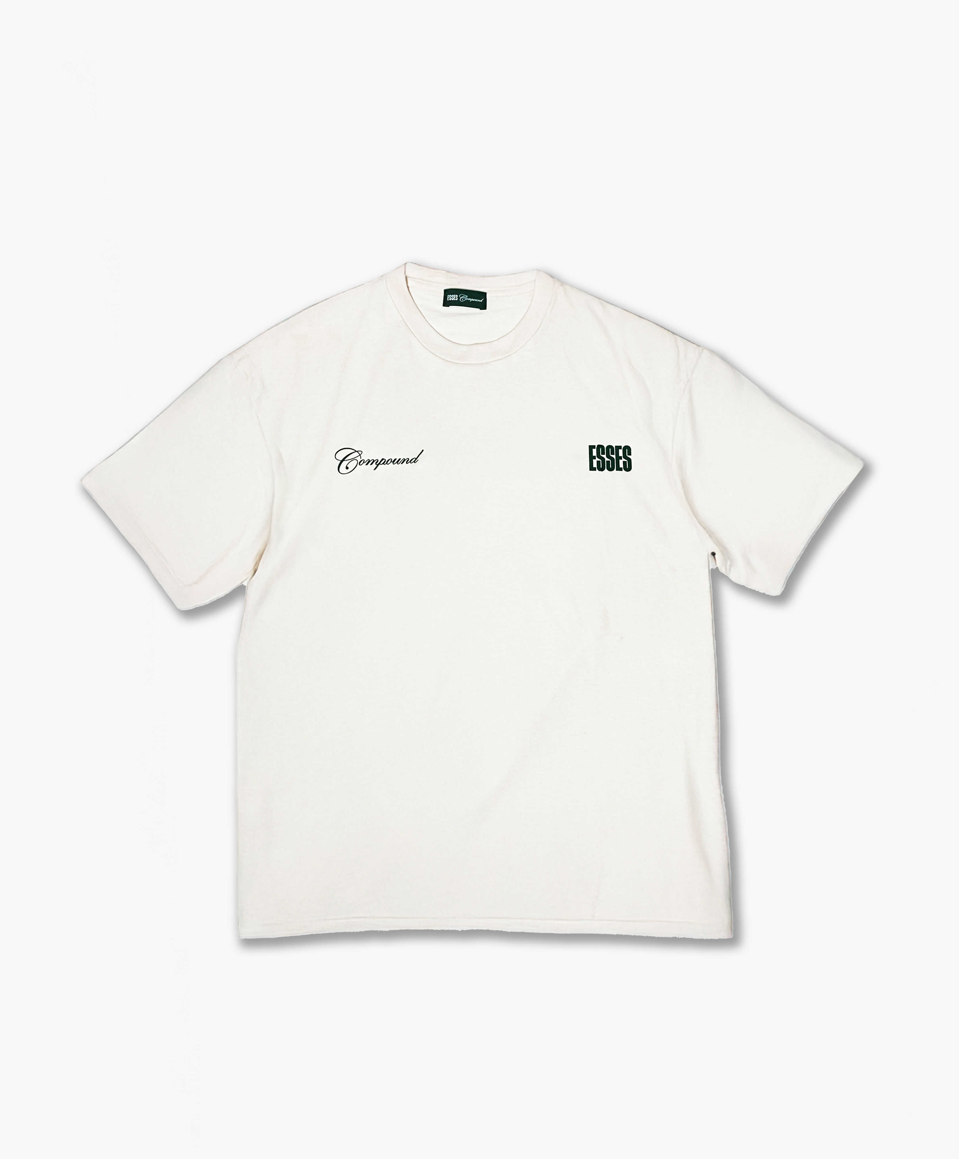 Compound x Esses London Design District Collaboration T-Shirt - Off White
